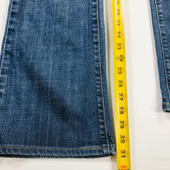 Seven 7 For All Mankind FLARE Blue Jeans Women's Size 29 x 31 in EUC - Picture 9 of 10
